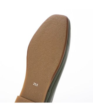 ing <ing>【サスティナブルシリーズ】Vカットフラットパンプス グリーン