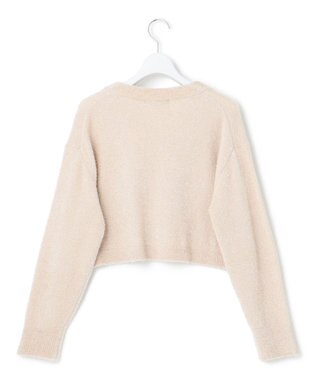 23区 【APPLAUDIR】ファンシーボレロ ビジューボタン Vネックカーディガン ベージュ系