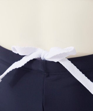 OP／FILA 【Ocean Pacific】スクール水着タンキニ 水着上下セット ブラック×サックス