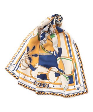 23区 manipuri ピルエットモチーフ シルク スカーフ