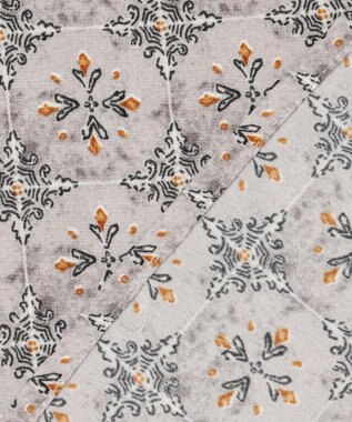 J.PRESS YORK STREET 【WOMEN】タイルプリント ボウタイブラウス ライトグレー系5