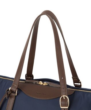 ACE BAGS & LUGGAGE 【ポーチにしまえる】Jewelna Rose ラヴィーナ フォールディングトートバッグ A4サイズ 16291 ジュエルナローズ ネイビー