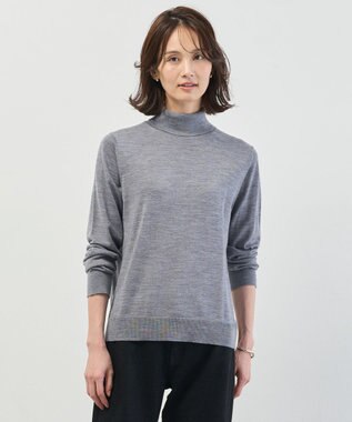 J.PRESS LADIES L PURE WOOL タートルネック ニット