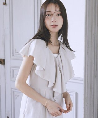 earth music&ecology ウェイビーメタルバングル Gold