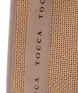 TOCCA 【WEB＆一部店舗限定】DANCING TOCCA SQUARE SUMMER TOTE かごバッグ ベージュ系