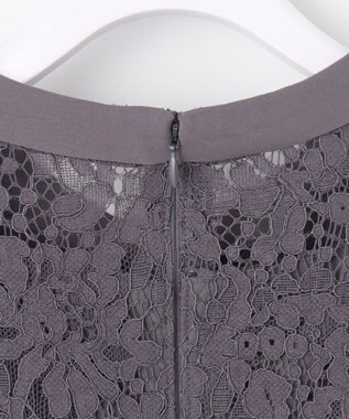 ANY SIS 【洗える】Nobleコンビ ドレス スレート