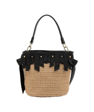 LANVIN en Bleu マリエル ハンドバッグ ブラック