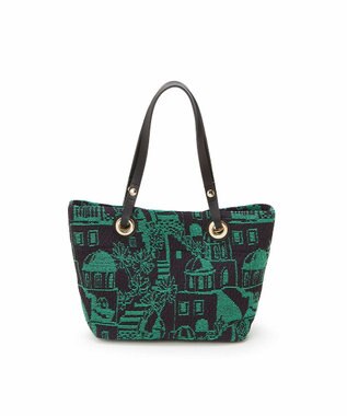 TOPKAPI 【TREASURE TOPKAPI】ジャガード生地 総柄 ミニ トートバッグ