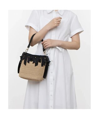 LANVIN en Bleu マリエル ハンドバッグ ブラック