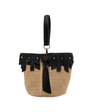 LANVIN en Bleu マリエル ハンドバッグ ブラック