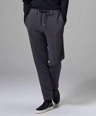 JOSEPH HOMME 【オリジナル素材 /ウエストゴム仕様】ライトタックジャージー  ドロスト付テーパードパンツ / PEGG CONVERTIBLE グレー系