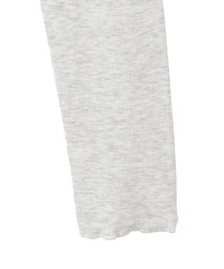 WEGO ヘンリーネックグラフィックピチトップス ホワイトアイボリー