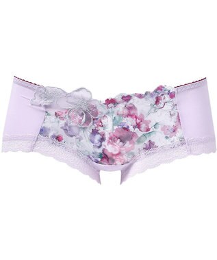 WACOAL ボーイレングス ショーツ 【リボンブラ 胸もとフィットながもち】 BXB490とペア はきこみ丈あさめ やわらかく伸びる(バック) レディース PXB690 /ワコール