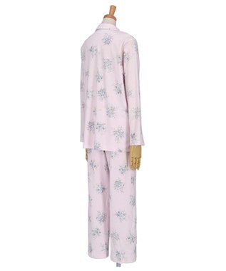 WACOAL リラックス＆スリープ  長袖 長ズボン パジャマ 綿100%(本体) WDX540 /ワコール ピンク