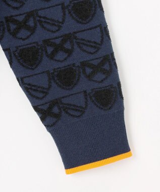 23区GOLF 【MEN】エンブレムジャカードセーター ネイビー系5