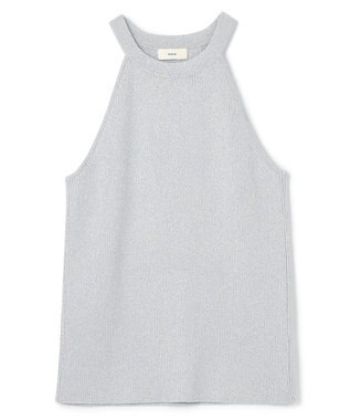 NAVE 【Nave・洗える】ラメニット タンクトップ シルバー系