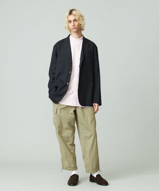 J.PRESS YORK STREET 【UNISEX】ナイロンワッシャー カーゴパンツ ベージュ系