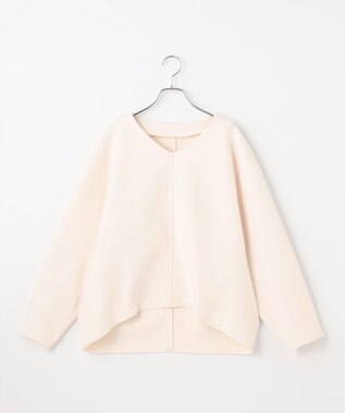 #Newans 【洗濯機可能/セットアップ】コクーンシルエットエアリープルオーバー オフ