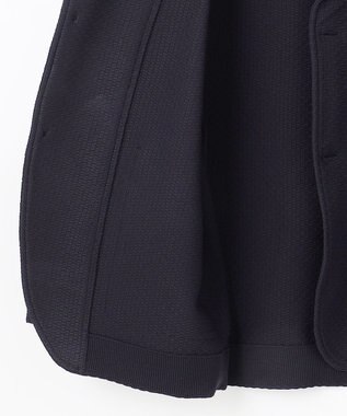 J.PRESS MEN 【KING SIZE】【ウォッシャブル】コンフィーリンクス ニットジャケット ネイビー系