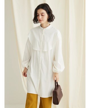 CRAFT STANDARD BOUTIQUE レーヨンデシンフリルチュニック