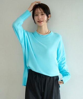 マイビューティニット ワイドクルーネック