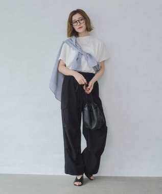 WEGO 【2026春夏新作】接触冷感フレンチスリーブT オフホワイト