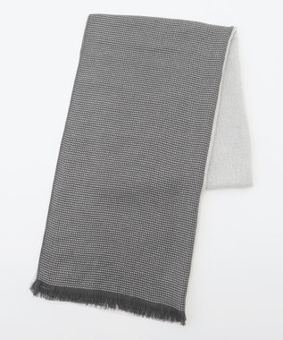 JOSEPH HOMME 柄をアップデート【上質素材】シルクカシミヤ　ブックストール ライトグレー系