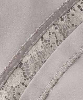 ANY 【洗濯機可・セットアップ】ブラウスパンツセットアップ ライトグレー系