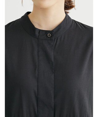 Green Parks 接触冷感　フレンチスリーブチュニック Black