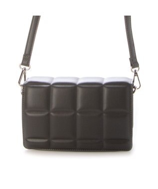 UNBILLION カシュカシュ cachecache / ブロック型押し2wayチェーンショルダー GY