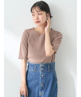 earth music&ecology メロ－リブプルオーバー