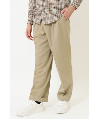 DAKS ツータックウールパンツ キャメル