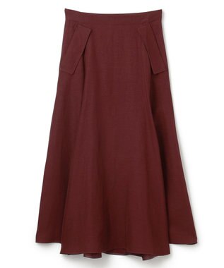 BEIGE， BERNARD / フレアスカート Burgundy