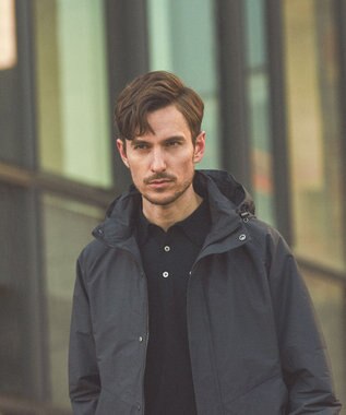 GOTAIRIKU 【ON/OFF兼用】ルミレットウール_スプリングフーデットパーカー グレー系