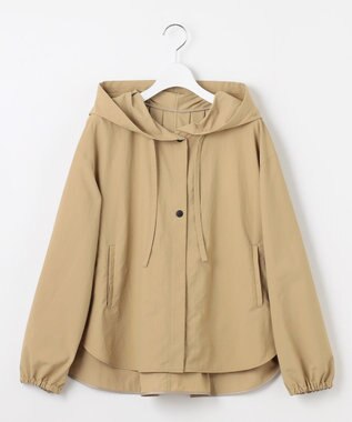 23区 S 【SLOW/一部店舗限定】UVカット/撥水/接触冷感 ナイロンタスランタフタ ライトブルゾン ベージュ系