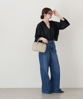 russet 【2025AW新作】シュリンクレザー2WAYミニボストンバッグ(CE-1581) GrayBeige