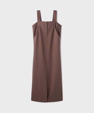 GRACE CONTINENTAL スーツ地ジャンパ－スカート ブラウン