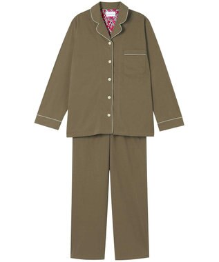 une nana cool 【綿100％】ハイゲージ天竺パジャマ　ＭＡＤＥ　ＷＩＴＨ　ＬＩＢＥＲＴＹ　ＦＡＢＲＩＣ OB