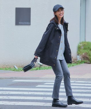 23区 【CLASSY.6月号掲載】23区DENIM ボーイフィット パンツ グレー系