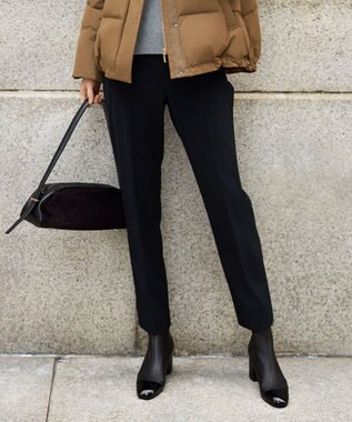 TRギャバ裏起毛テーパード パンツ