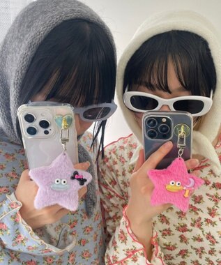 WEGO ミニお星さまモンスターぬいぐるみキーホルダー ピンク