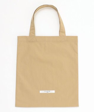 23区 L 【SLOW/一部店舗限定】UVカット/撥水/接触冷感 ナイロンタスランタフタ ライトブルゾン ベージュ系