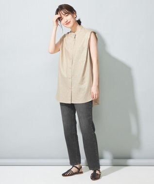 SHARE PARK LADIES 〈CIMMARON CORE〉CLAUDIA スリムテーパードパンツ グレー系