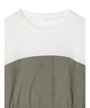 Green Parks ドロストドッキングワンピース Khaki