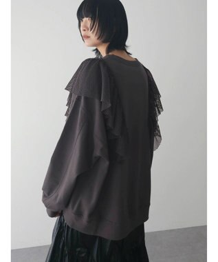 Green Parks ・ＳＵＧＡＲ　ＳＰＯＯＮ　タイガーｐｔラッフルスウェット Charcoal Gray