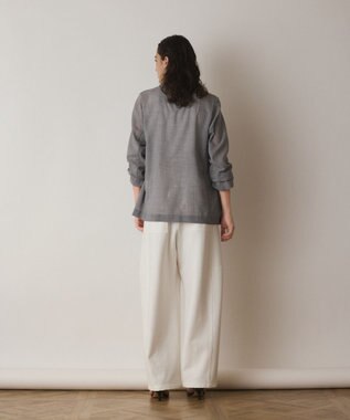 GRACE CONTINENTAL シアーテーラードジャケット グレー