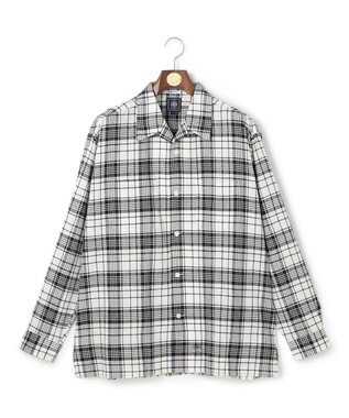 J.PRESS MEN 【J.PRESS ORIGINALS】【UNISEX】Indian Madras Open Shirts / Baggy-Fit ブラック系4