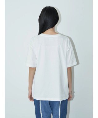 earth music&ecology Ｌｅｅ×ｅ．ｍ．ａ．ｅ　ＰＩＺＺＡ　ＴＥＥ Off White