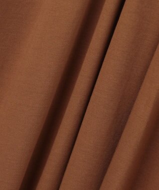 自由区 リラクシージャージー ドレス テラコッタブラウン