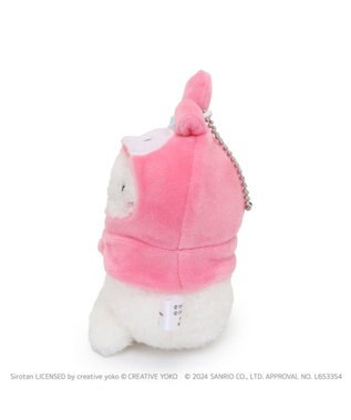 Mother garden しろたん ぬいぐるみキーホルダー マイメロディ　【しろたん×サンリオキャラクターズ】 -